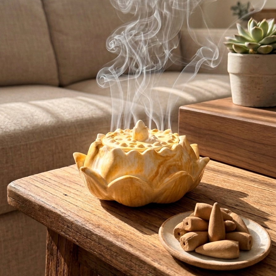 Saffron Ritual Incense Set