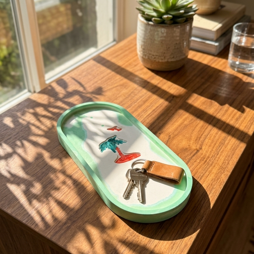 Summer Postcards Tray