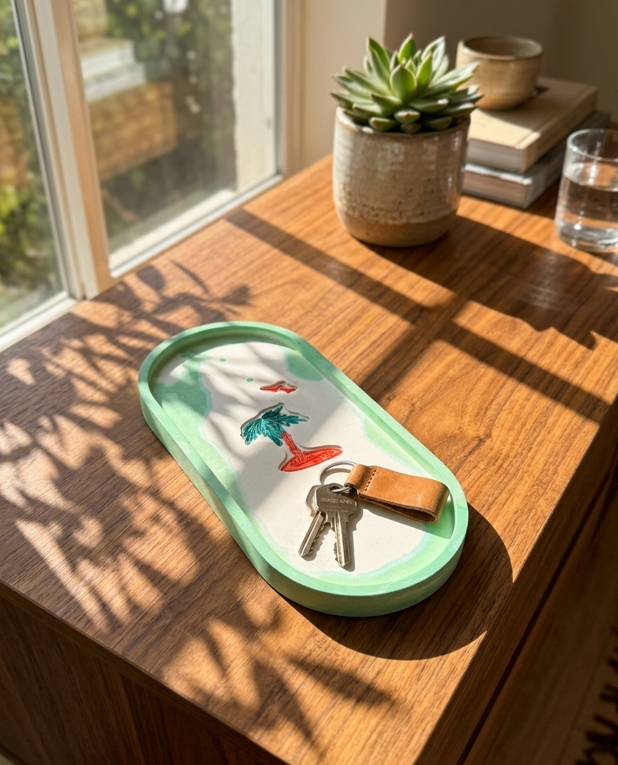 Summer Postcards Tray