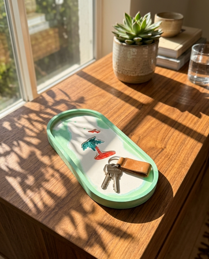 Summer Postcards Tray